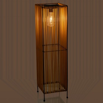 Lampada Solare Da Terra Con Lampadina Al Tungsteno En Ferro/pp+pe 19x19x70cm. Tempo Di Funzionam.:6 Ore Dopo Carica Comp