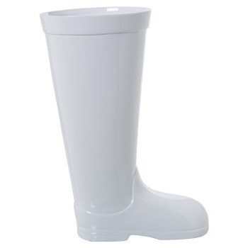 Paragüero Cerámica Bota Blanca 32x18x45cm