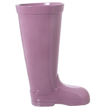 Paragüero Cerámica Bota Rosa 32x18x45cm