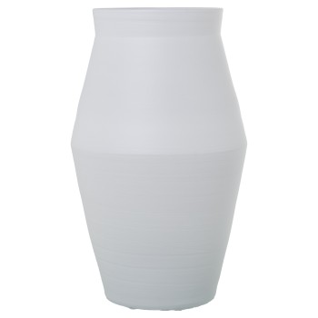 White Ceramic Vase_ø30x51cm