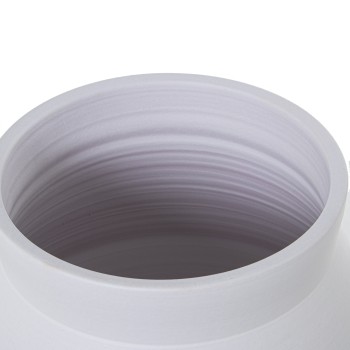 White Ceramic Vase_ø30x51cm