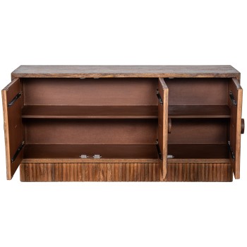 Aparador Madera Mango 2 Puertas 150x41x75cm