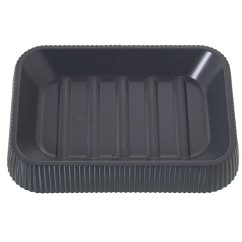 Grey Acrylic Soap Dish- _13x9x2,5cm