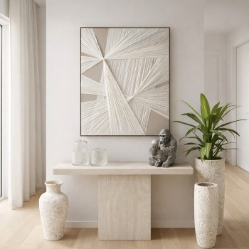 Console In Legno Naturale 120x35x75cm