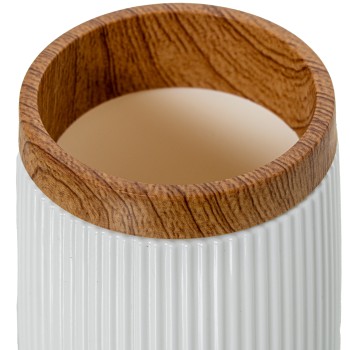 Vaso Baño Acrilico Blanco Ø7x13cm
